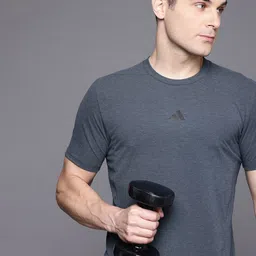 ADIDAS Men Slim Fit Designed For Training T-shirt-image-62