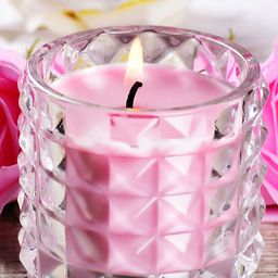 Archies Love Gifts Pink Scented Candle With Glass Vessel-image-97