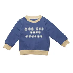J Style Kids Blue Printed Sweatshirt-image-55