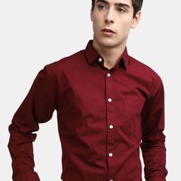 J White by Vmart Spread Collar Cotton Formal Shirt-image-40