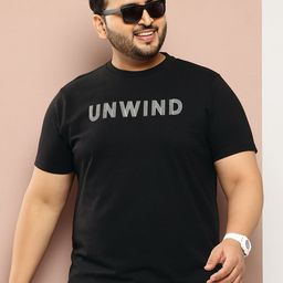 Sztori Men Plus Size Typography Printed Pure Cotton Bio Finish T-shirt-picture-17