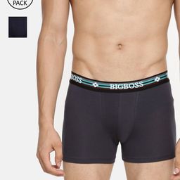 Dollar Bigboss Men Pack of 2 Shuffle Intellisoft Cotton Spandex Trunks-MDTR-18-FLEXITNK-picture-14