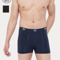 C9 AIRWEAR Men Pack of 2 Assorted Trunks P604JetBlack_P601-18