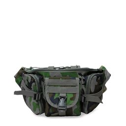 F Gear Unisex Green & Grey Printed Waist Pouch-8