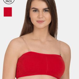 Tweens Pack of 2 Red Solid Non-Wired Lightly Padded Everyday Bras-10
