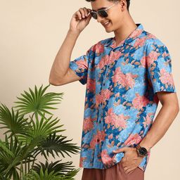 Mast & Harbour Men Floral Printed Casual Shirt-picture-17