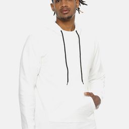 Campus Sutra Men White Solid Sweatshirt-image-88