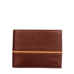 Creature Men Brown Textured PU Two Fold Wallet-3