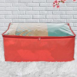 Kuber Industries Set Of 6 Red & Transparent Storage Organisers image 4