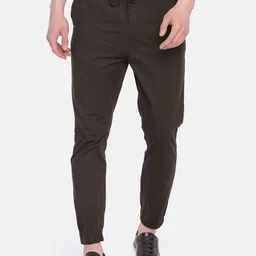 Mast & Harbour Men Brown Regular Fit Solid Joggers-picture-34