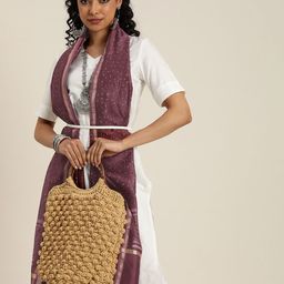 Taavi Mukaish Printed Dupatta-picture-52