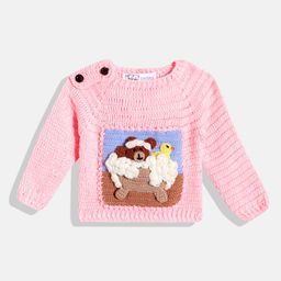 CHUTPUT Kids Conversational Crochet Woollen Pullover-image-63
