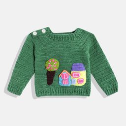 CHUTPUT Kids Conversational Crochet Woollen Pullover-image-95