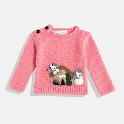 CHUTPUT Kids Conversational Crochet Woollen Pullover-image-92