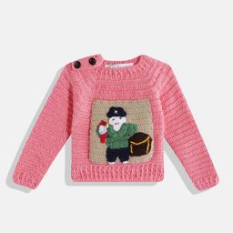 CHUTPUT Kids Conversational Crochet Woollen Pullover-image-55
