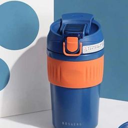 YK Blue Single Stainless Steel Solid Water Bottle-51