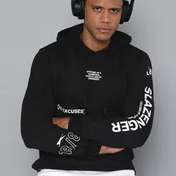 Slazenger Men Printed Hooded Sweatshirt-picture-2