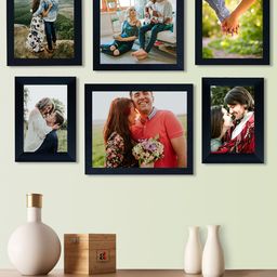 Art Street Set of 6 Black Solid Individual Photo Frames-88