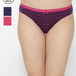 Soie Women Pack Of 3 Mid-Rise Hipster Briefs 3BF-16-44