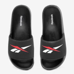 Reebok Men Vector Brand Logo Print Sliders-image-26
