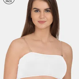 Tweens Pack of 2 Solid Non-Wired Lightly Padded Everyday Bras TW-9279-image-40