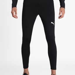Puma Men Black Solid Long Football Tights-image-18