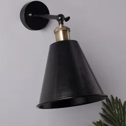 Homesake Black Solid Handcrafted Guard Swing Arm Light-image-41