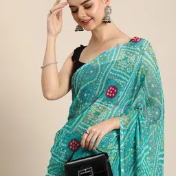 Rani Saahiba Bandhani Printed Saree-picture-1