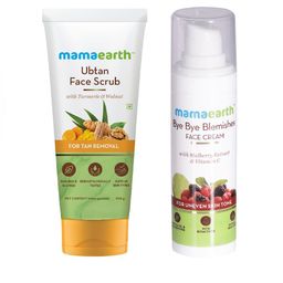 Mamaearth Unisex Set of Face Cream & Sustainable Face Scrub-56
