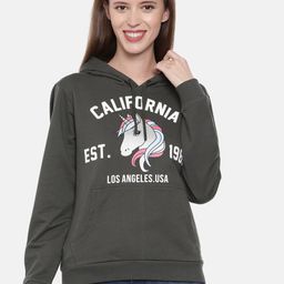 3PIN Women Green Printed Sweatshirt-image-21