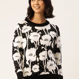 APSLEY Self-Design Floral Pullover Sweater-picture-44