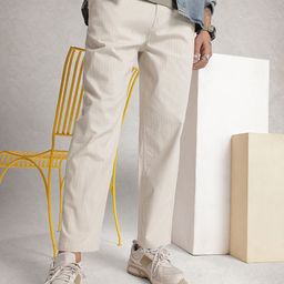 WROGN Men Striped Oversized Trousers-image-38