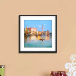 999Store Blue & Yellow Digitally Printed Wall Art-41