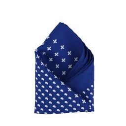 Calvadoss Men Blue & White Printed Pocket Square-picture-13