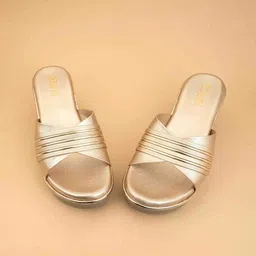 Ozuri Textured Open Toe Wedge Heels-29