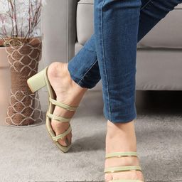 DressBerry Women Open Toe Block Heel Sandals-57