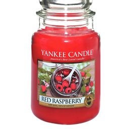 YANKEE CANDLE Red Classic Large Jar Raspberry Scented Candle-34