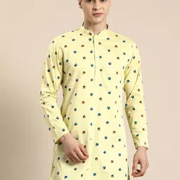 Sayisha Men Quirky Printed Straight Kurta-picture-43