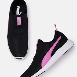 Puma Women Black Dusk Slip-On Sneakers-42