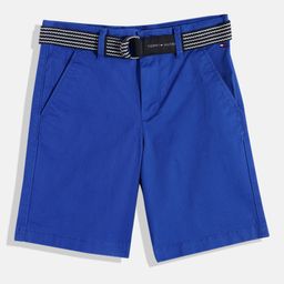 Tommy Hilfiger Boys Solid Chino Shorts with Belt-image-55