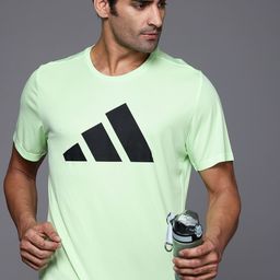 ADIDAS RUN IT Brand Logo Printed Training T-shirt-19