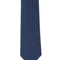Louis Philippe Men Navy Blue Woven Design Broad Tie-picture-42