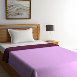 STELLAR HOME Purple Solid Mild Winter 120 GSM Single Bed Comforter-picture-20