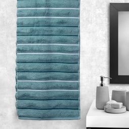 Portico New York Unisex Blue Striped 350 GSM Bath Towel-image-15