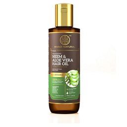 Khadi Natural Power Botanics Neem & Aloe Vera Anti-Hair Fall Hair Oil - 200ml-50