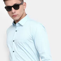 J White by Vmart Spread Collar Cotton Formal Shirt-image-89