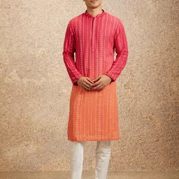 Twamev Men Embroidered Regular Kurta with Churidar-picture-45