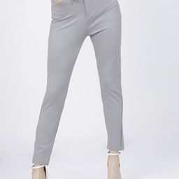 Tokyo Talkies Women Grey Slim Fit Regular Trousers-image-76