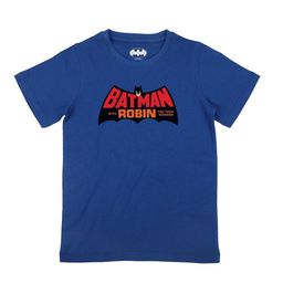 Batman Boys Blue Printed Applique T-shirt-image-74
