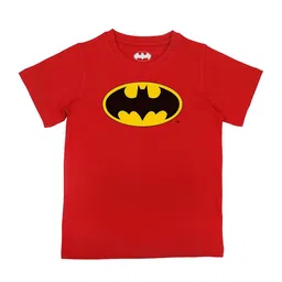 Batman Boys Red Printed T-shirt-image-90